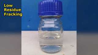 Fluido para fracturas hidráulicas con bajo contenido de residuos