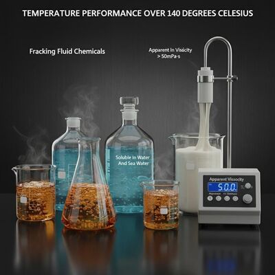 Rendimiento de temperatura superior a 140 grados Celsius, productos químicos para fluidos de fracturación solubles en agua y agua de mar, viscosidad aparente superior a 50 mPa s