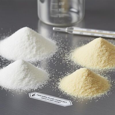 Partículas blancas o amarillentas Polvos de fracturación hidráulica Químicos eficaces en temperaturas de 40 ° F a 300 ° F Punto de inflamación alto